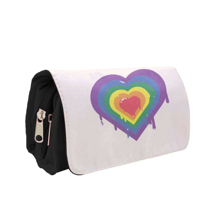 Dripped heart - Pride Pencil Case