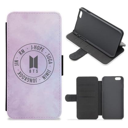 Galaxy Logo - BTS Flip / Wallet Phone Case