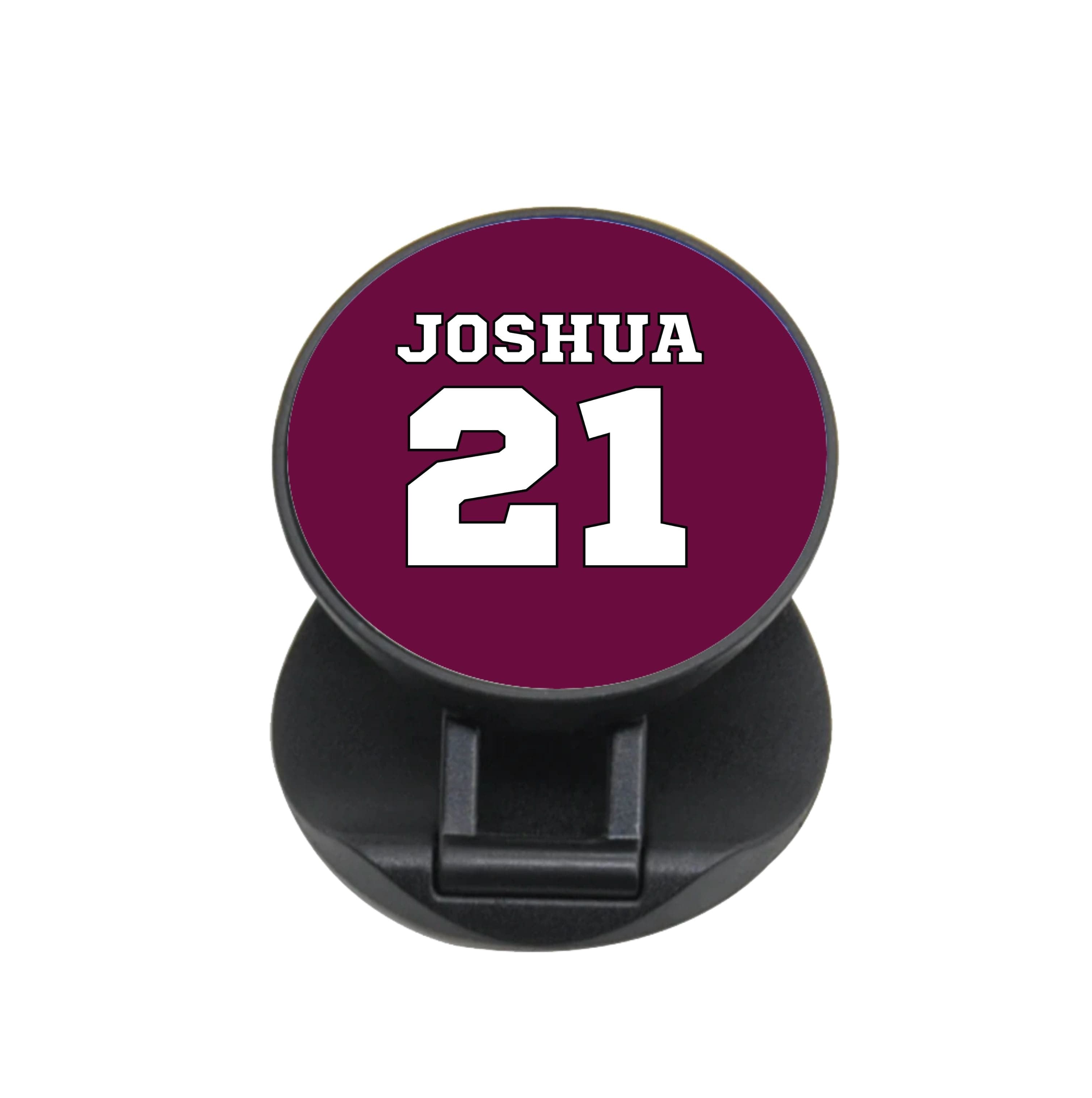 Burgundy - Personalised Football FunGrip