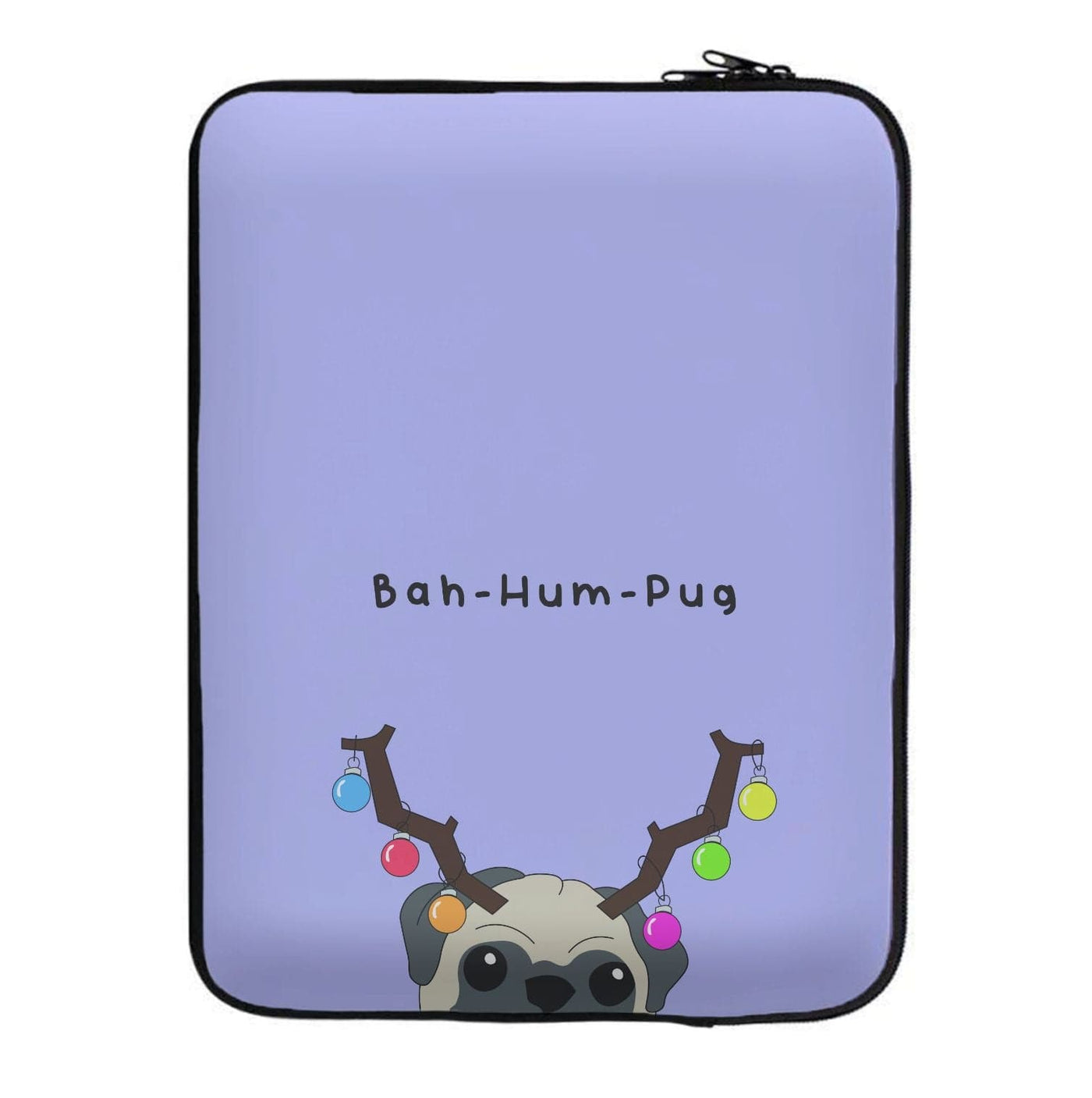 Buh-hum-pug - Christmas Laptop Sleeve