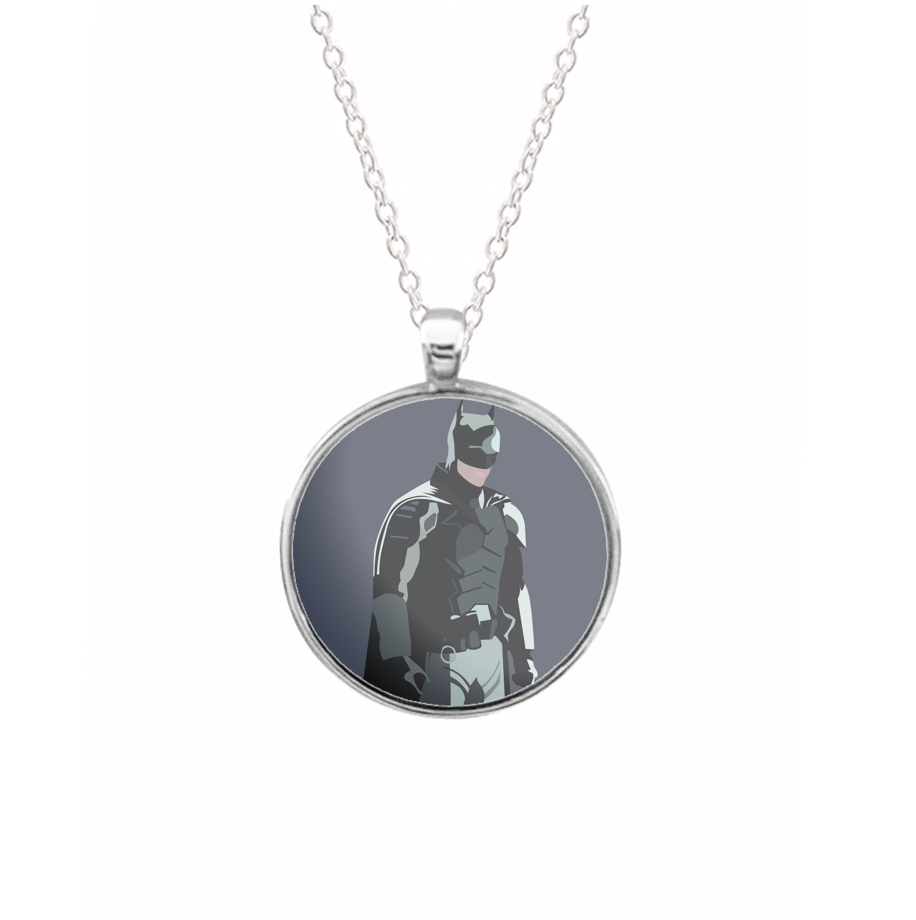 Black Bat Superhero Necklace