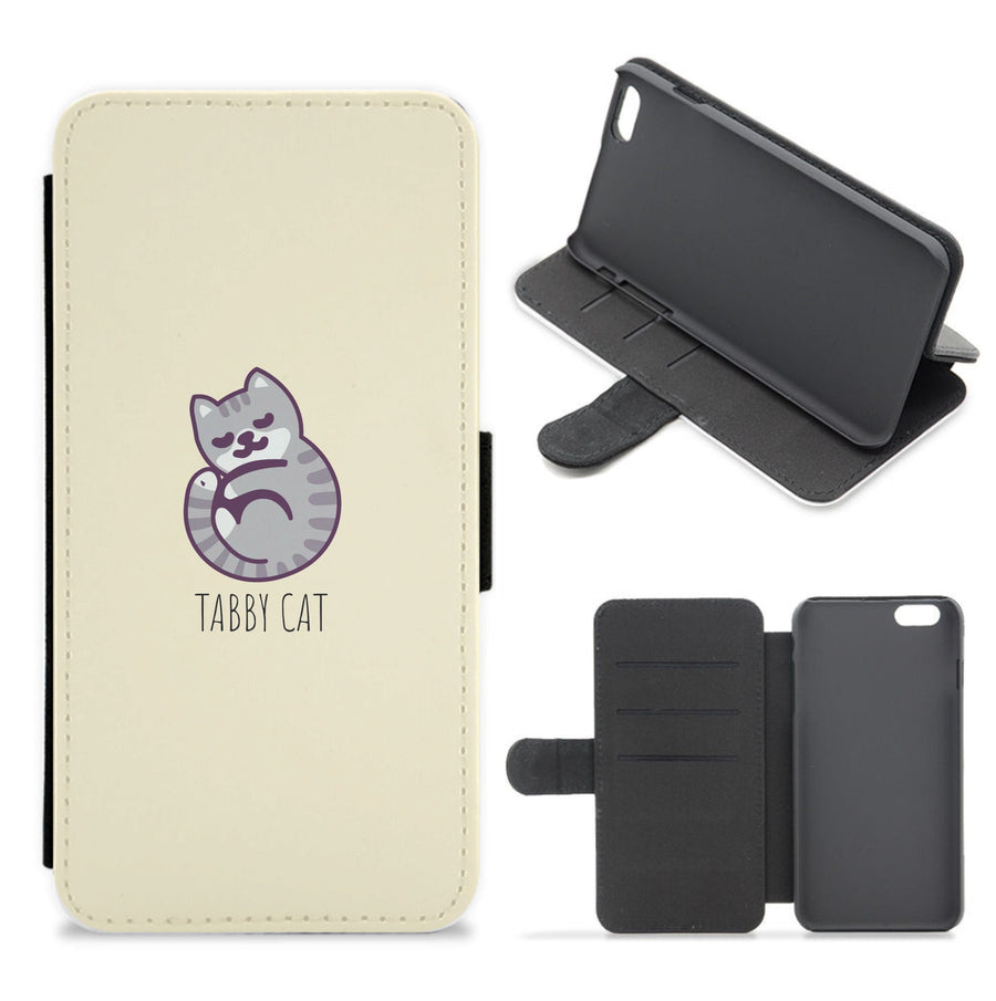 Tabby Cat - Cats Flip / Wallet Phone Case