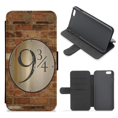 Platform 9 and 3 Quarters - Harry Potter Flip / Wallet Phone Case - Fun Cases