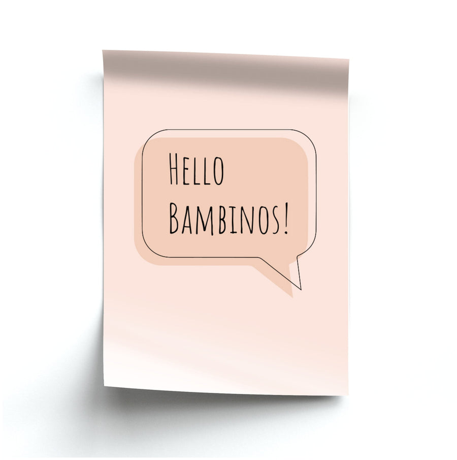 Hello Bambinos - Friday Night Dinner Poster