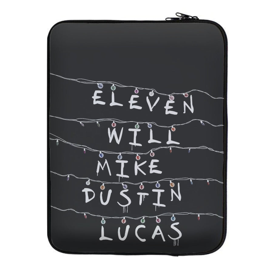 Eleven, Will, Mike, Dustin & Lucas - Stranger Things Laptop Sleeve