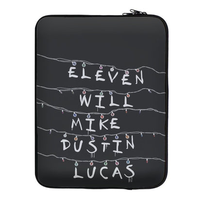 Eleven, Will, Mike, Dustin & Lucas Laptop Sleeve