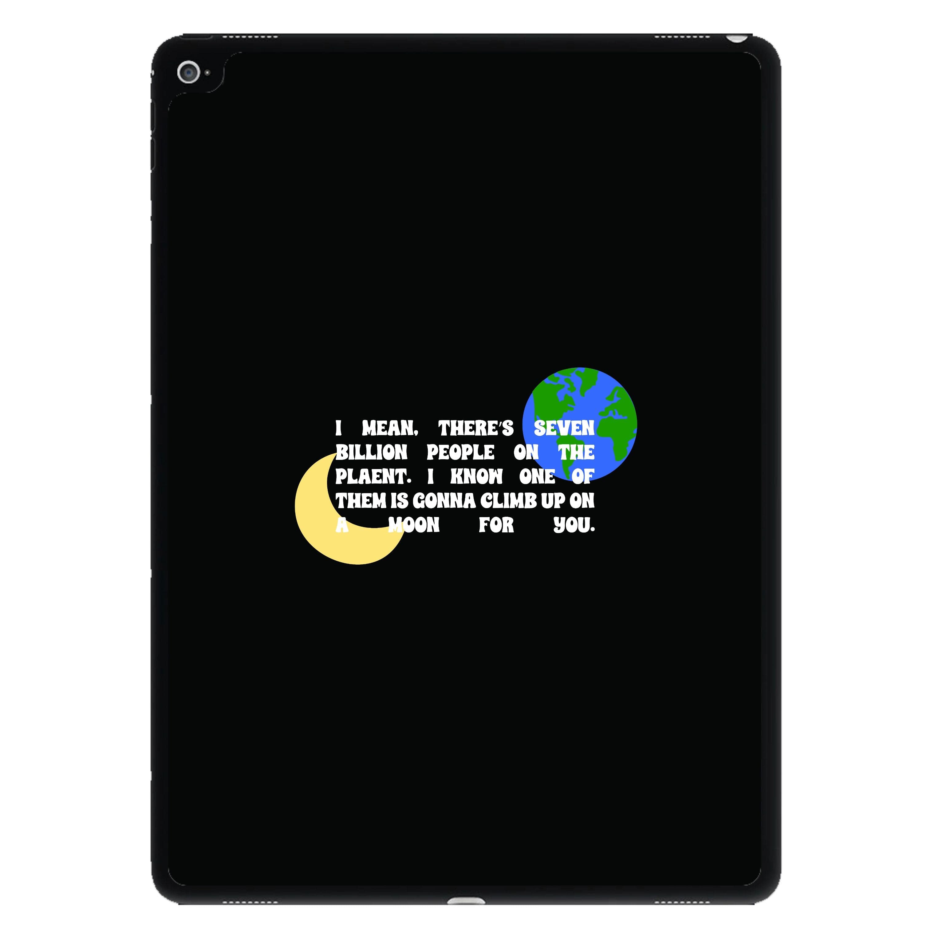 Climb Up On A Moon For You iPad Case