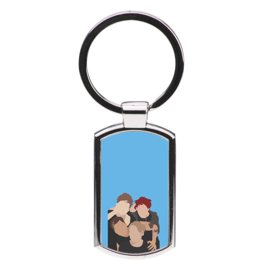 The Band - 5 Seconds Of Summer Luxury Keyring