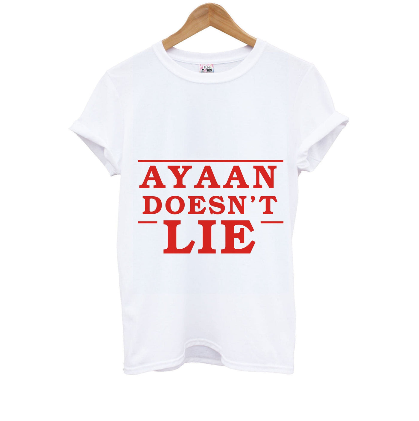 Doesn't Lie - Personalised Stranger Things Kids T-Shirt