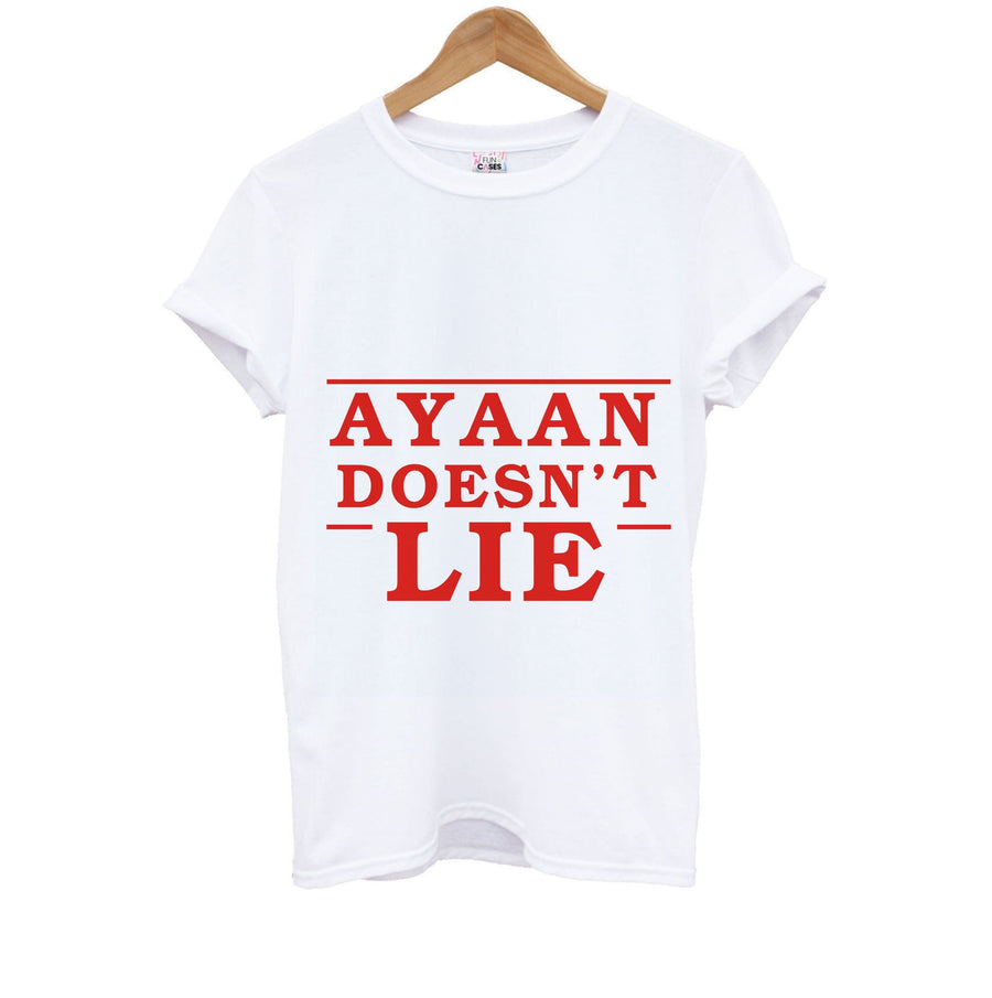 Doesn't Lie - Personalised Stranger Things Kids T-Shirt