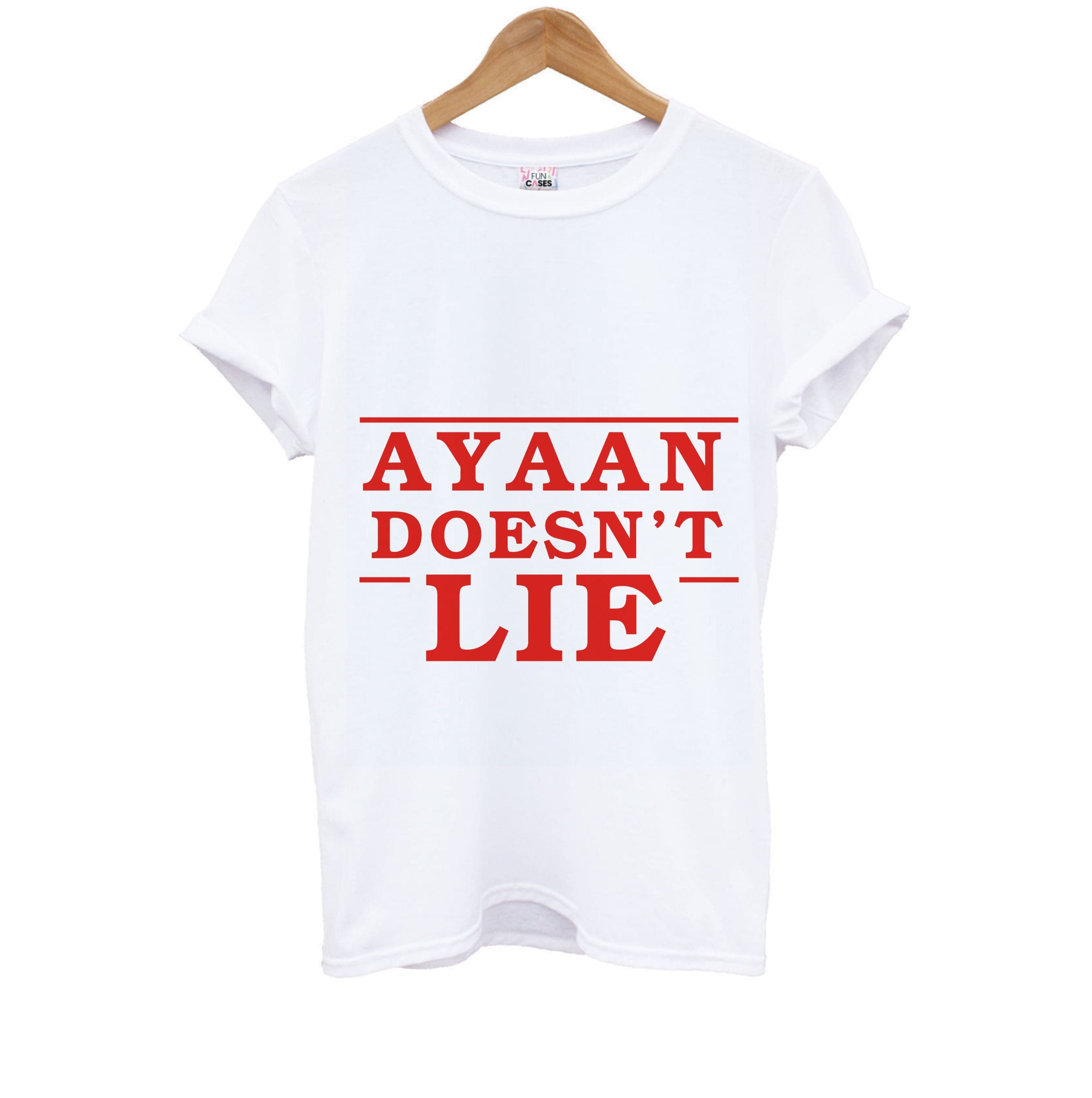 Doesn't Lie - Personalised Stranger Kids T-Shirt