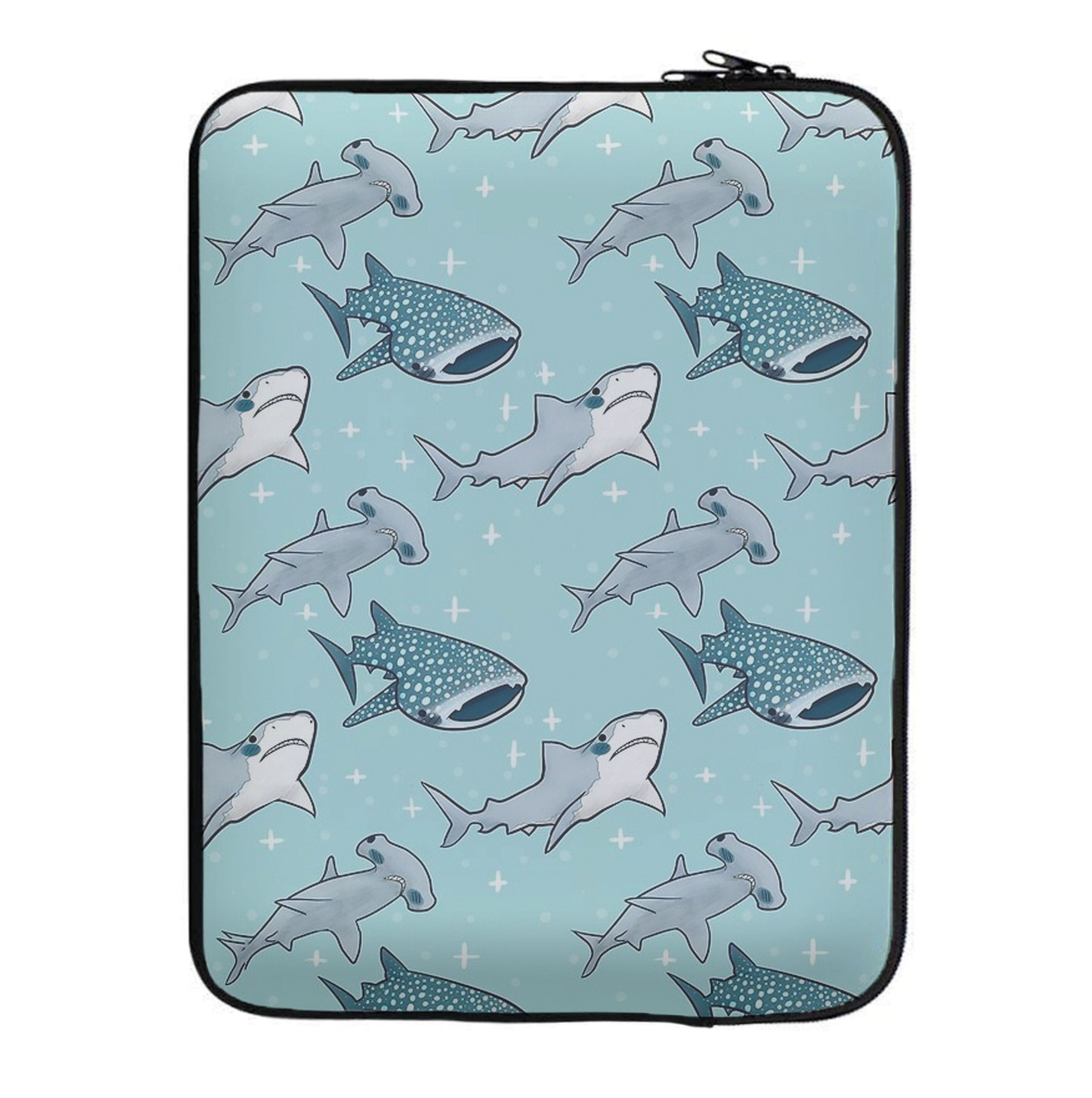 Shark Pattern Laptop Sleeve