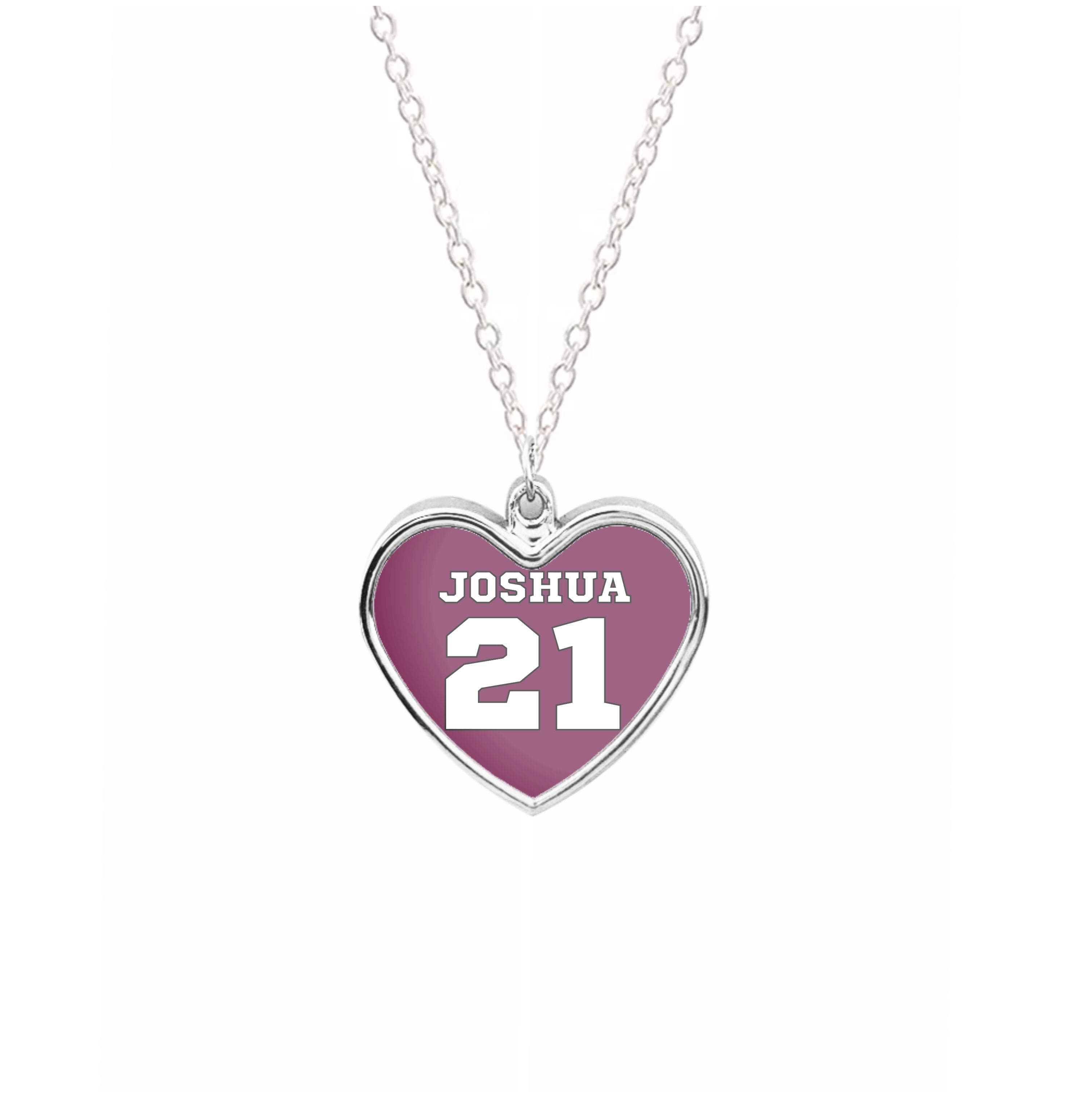 Burgundy - Personalised Football Necklace