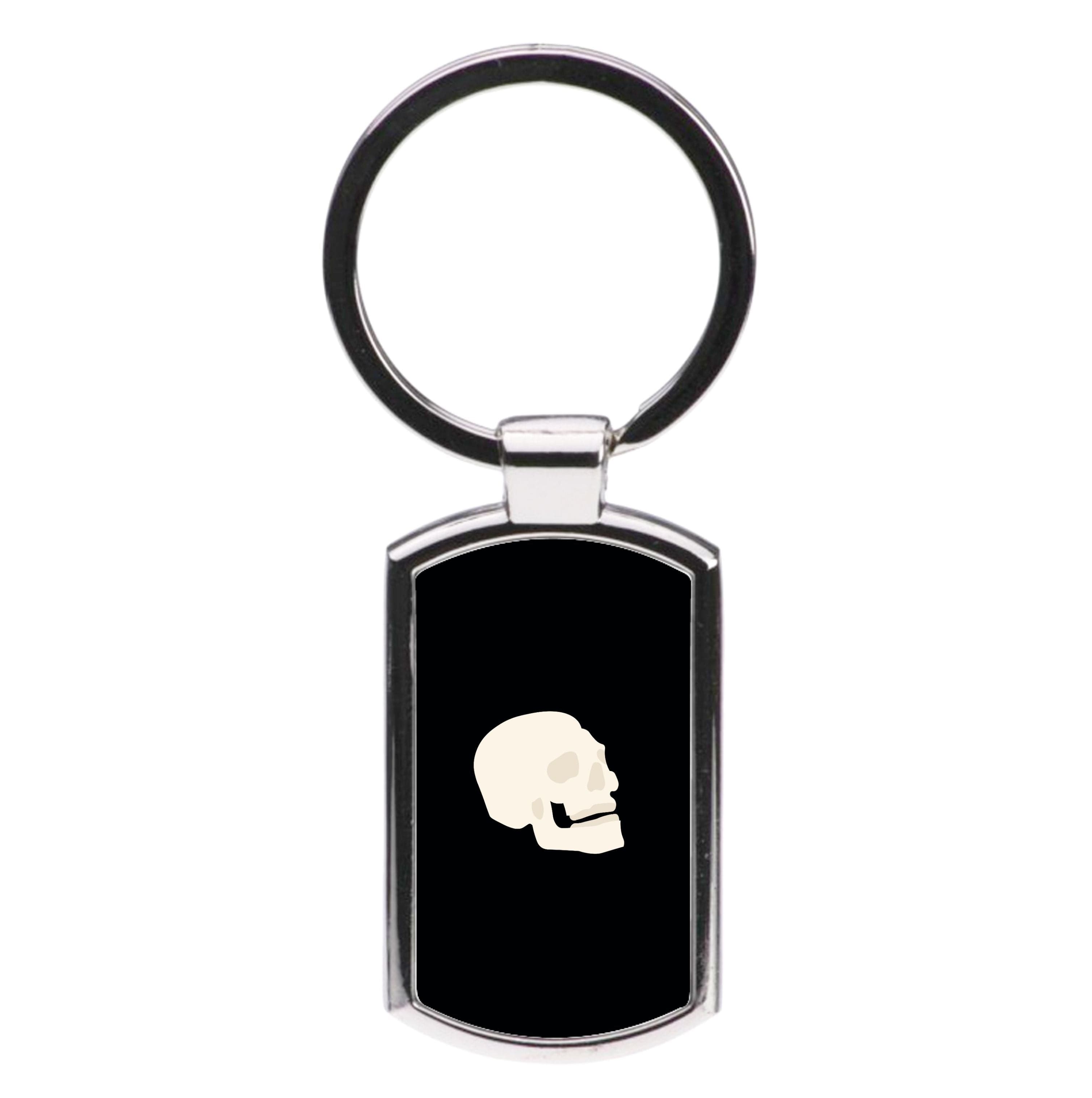 Skull Outline - Halloween Luxury Keyring