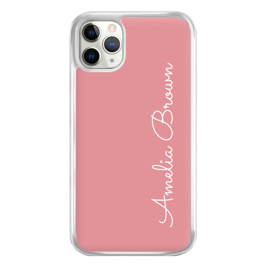 Dust Pink Personalised Phone Case