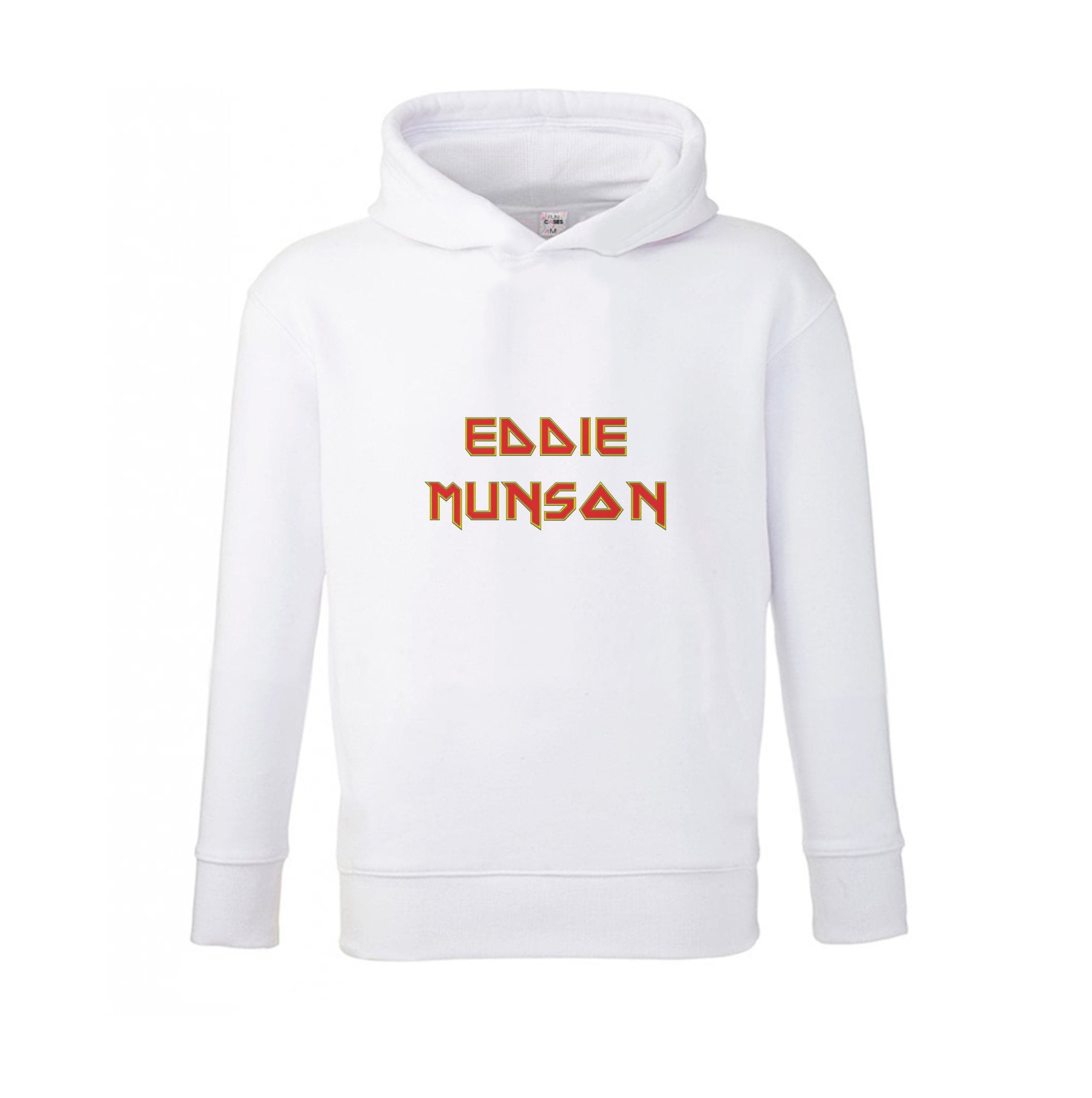 Eddie Munson Text Kids Hoodie