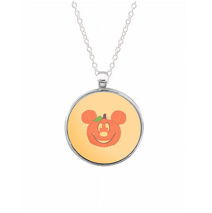 Mouse Pumpkin Halloween Necklace