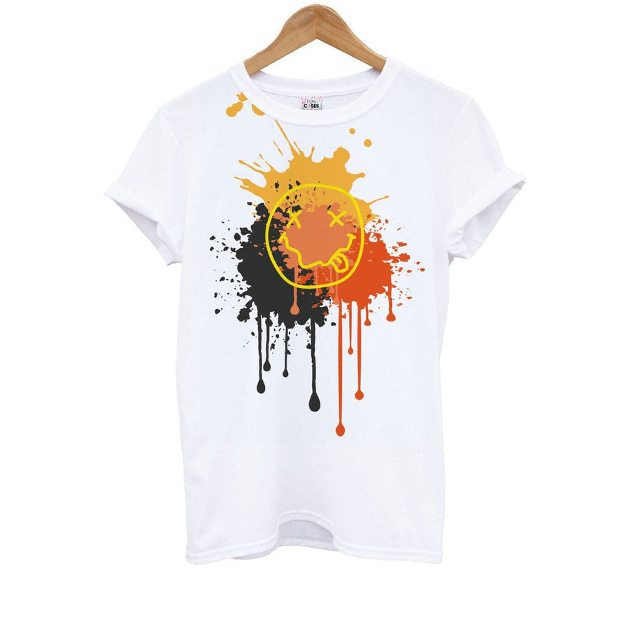 Orange Graffiti - Skate Aesthetic  Kids T-Shirt