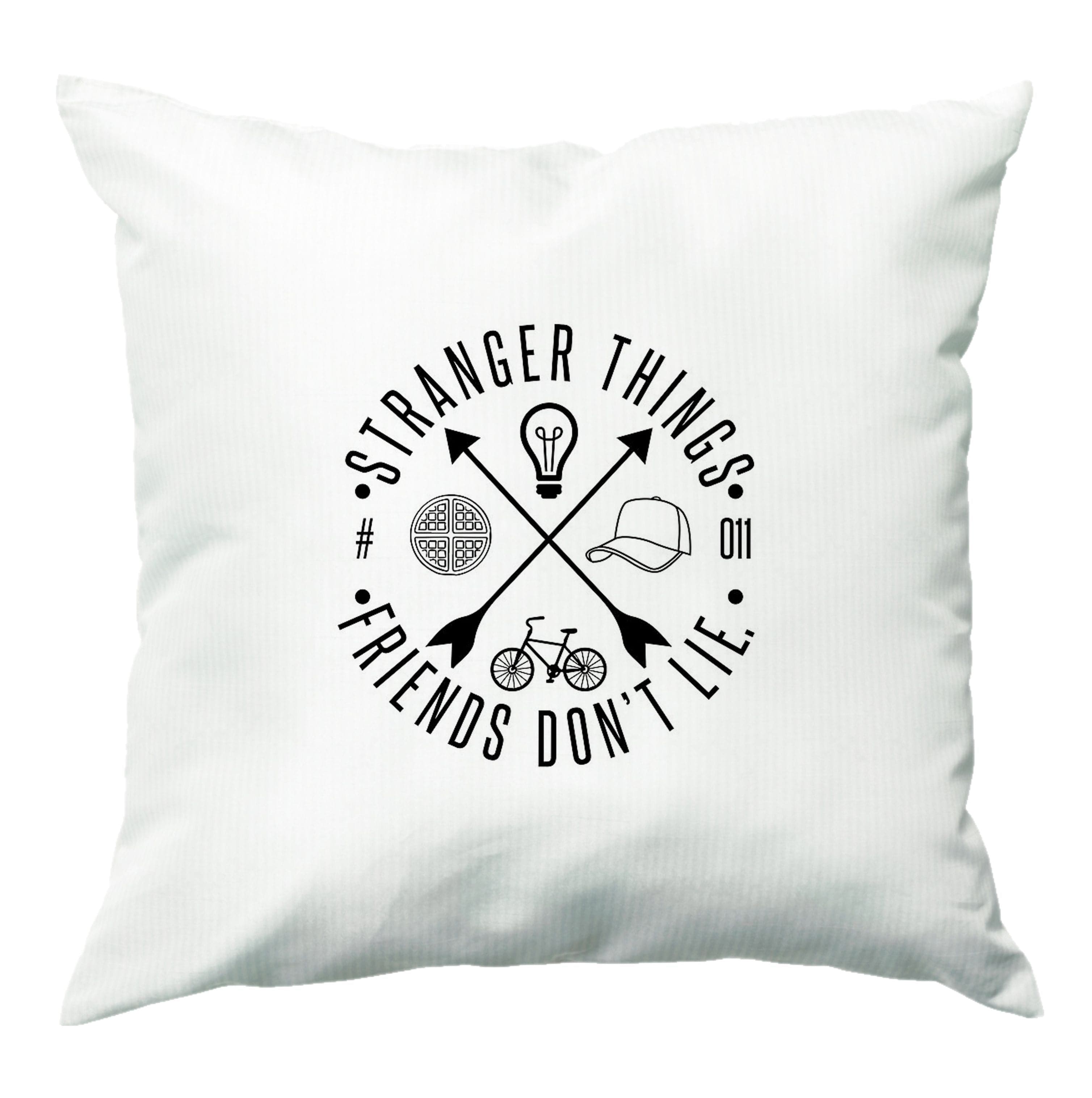 Friends Don't Lie - White Stranger Cushion