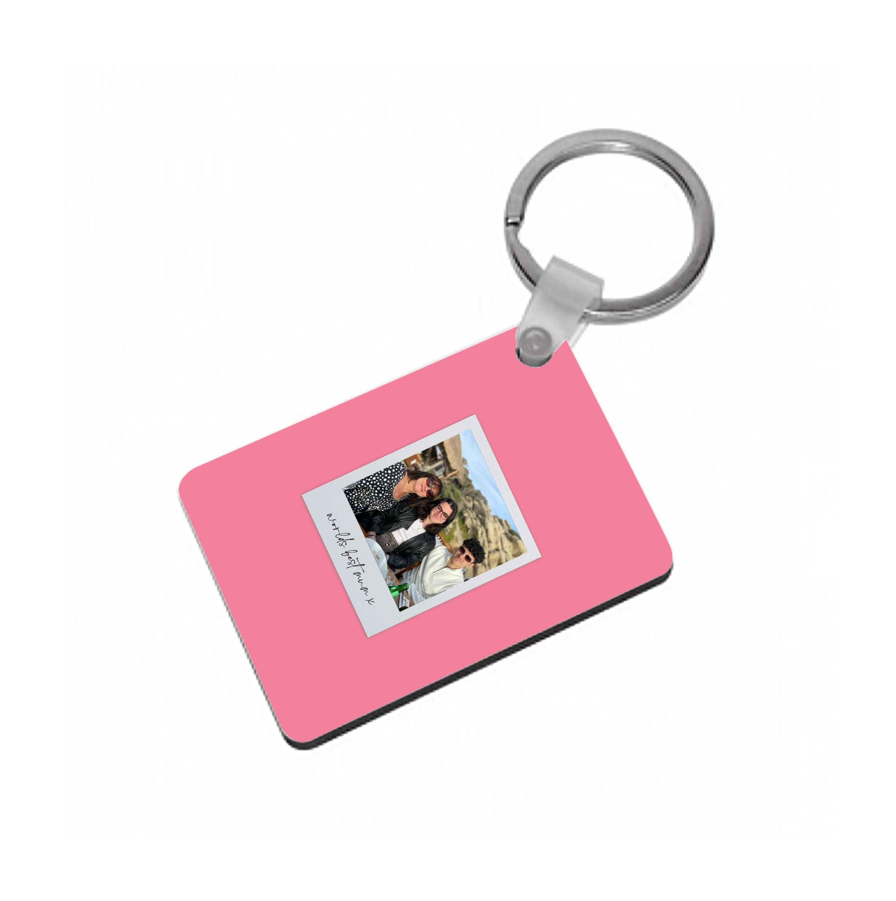 Worlds Best Mum Polaroid - Personalised Mother's Day Keyring