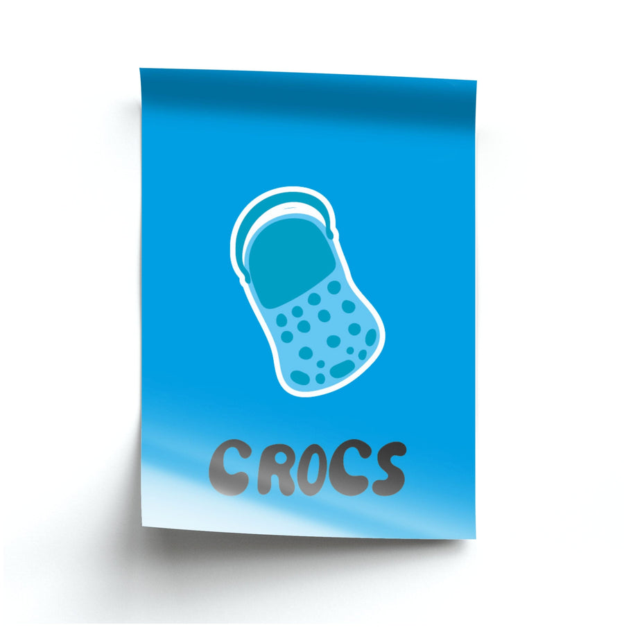 Blue - Crocs Poster