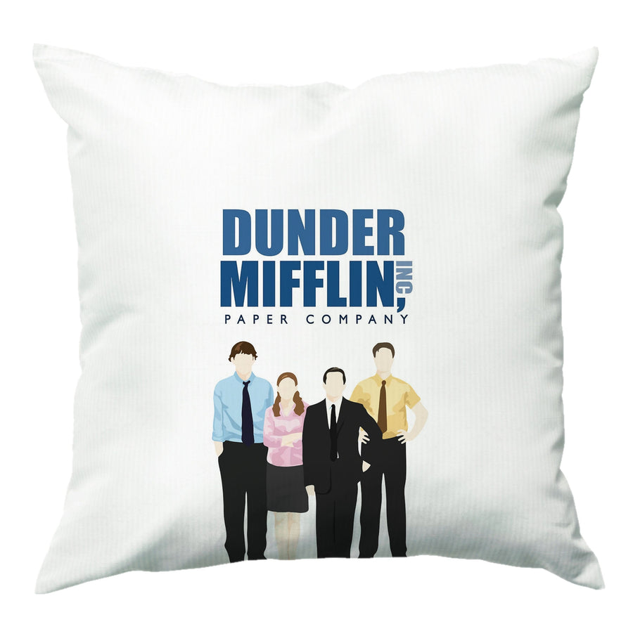 The Office Cartoon - Dunder Mifflin Cushion