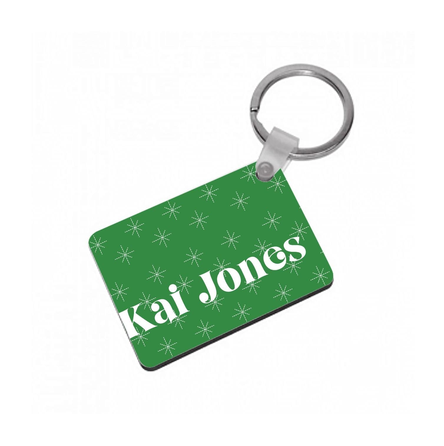 Snowflakes - Personalised Christmas Keyring