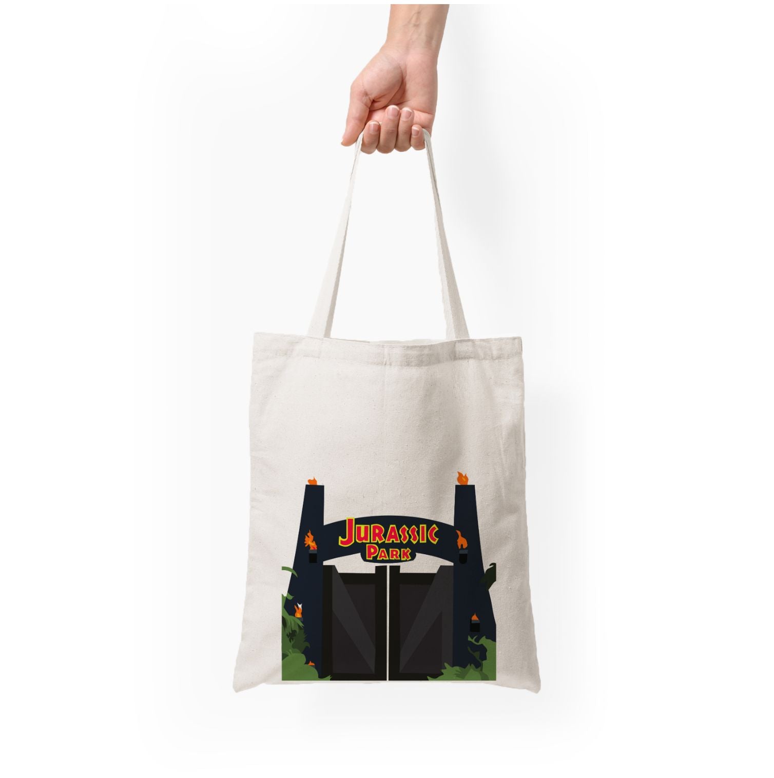 The gate - Dinosaur Park Tote Bag