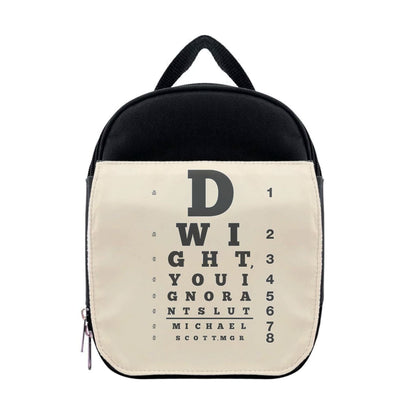 Dwight, You Ignorant Slut Opticians Lunchbox