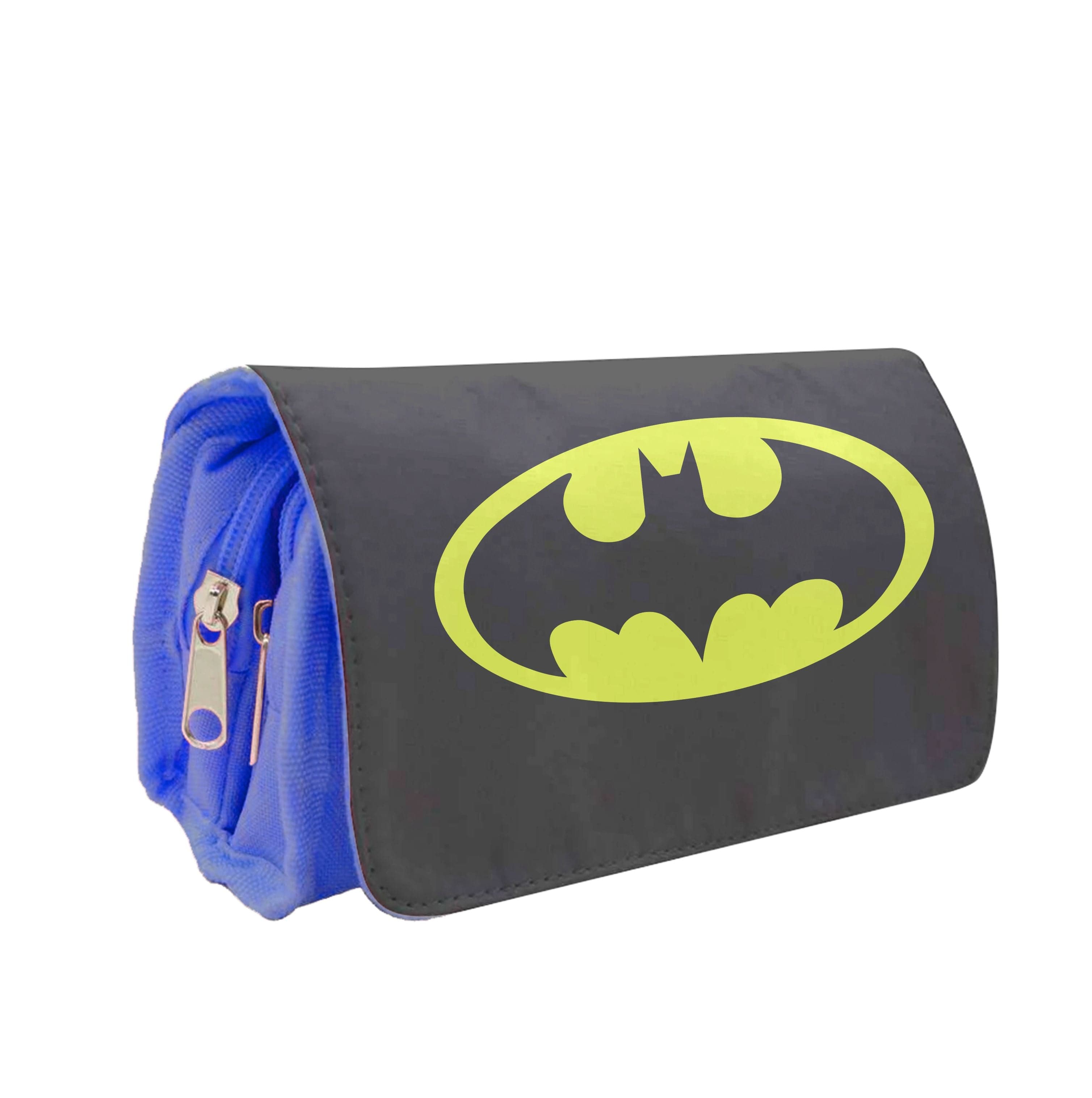 Black Bat Superhero Logo Pencil Case