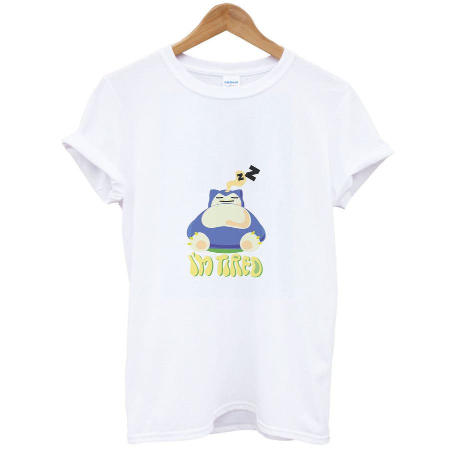 Tired Snorlax - Pokemon T-Shirt