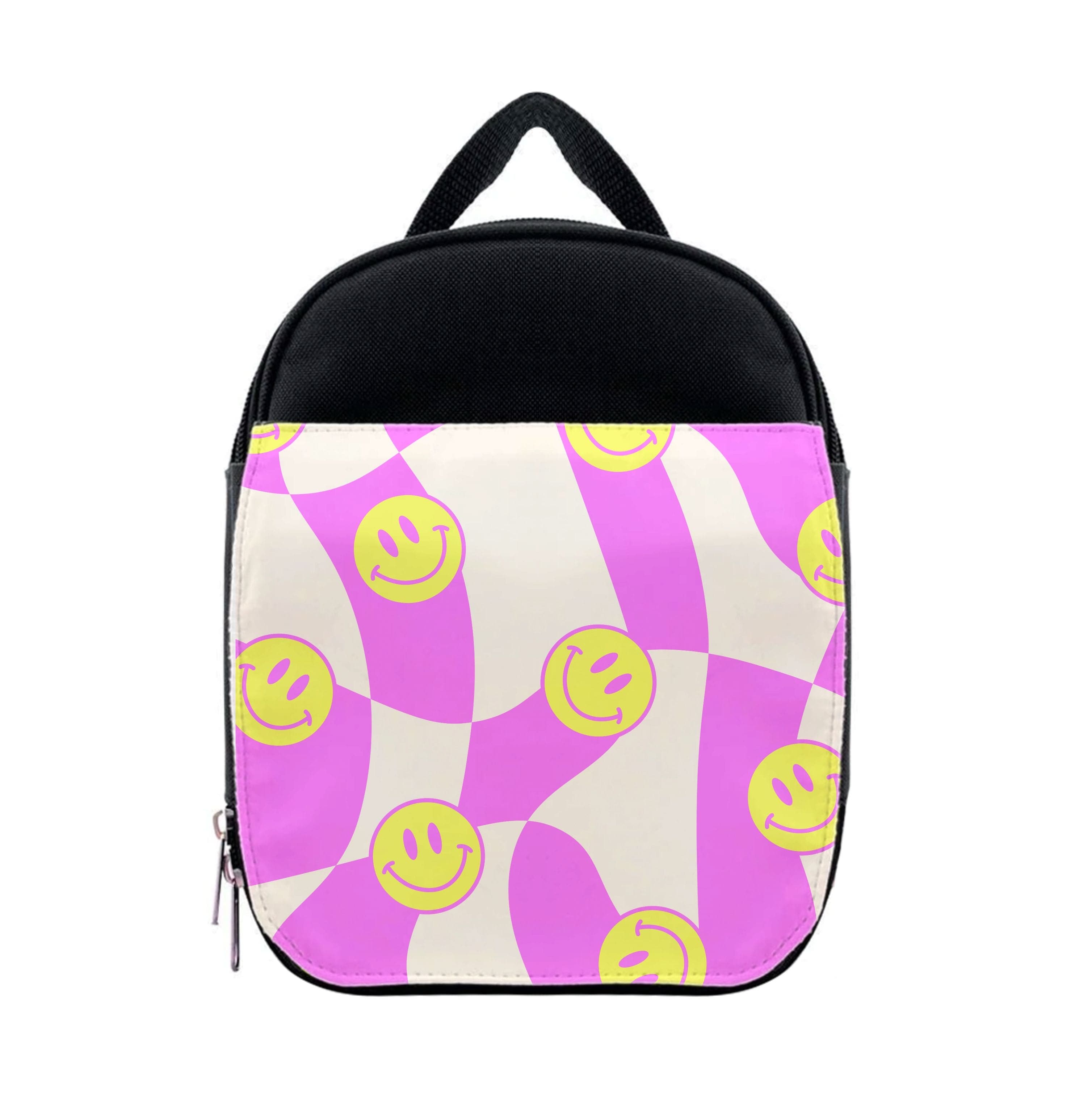 Smiley Checkboard - Trippy Patterns Lunchbox