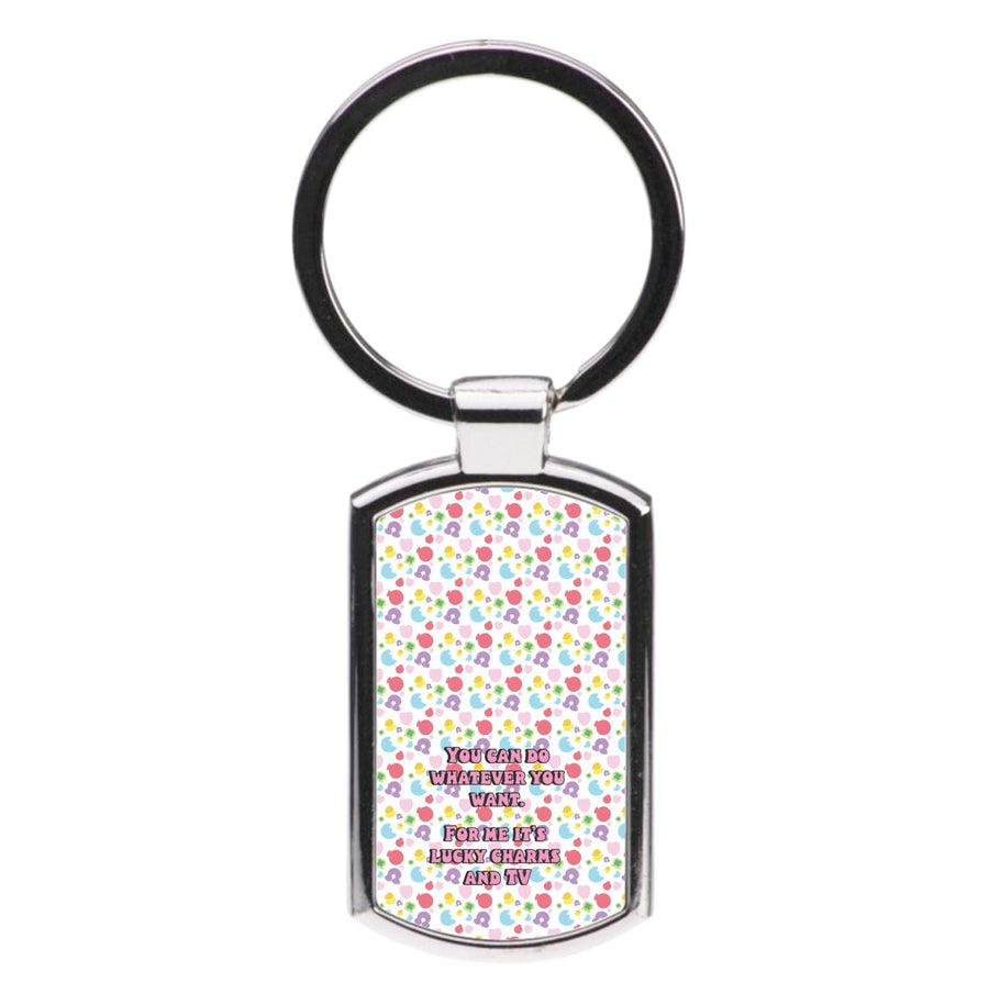 Lucky Charms And Tv- Community Luxury Keyring
