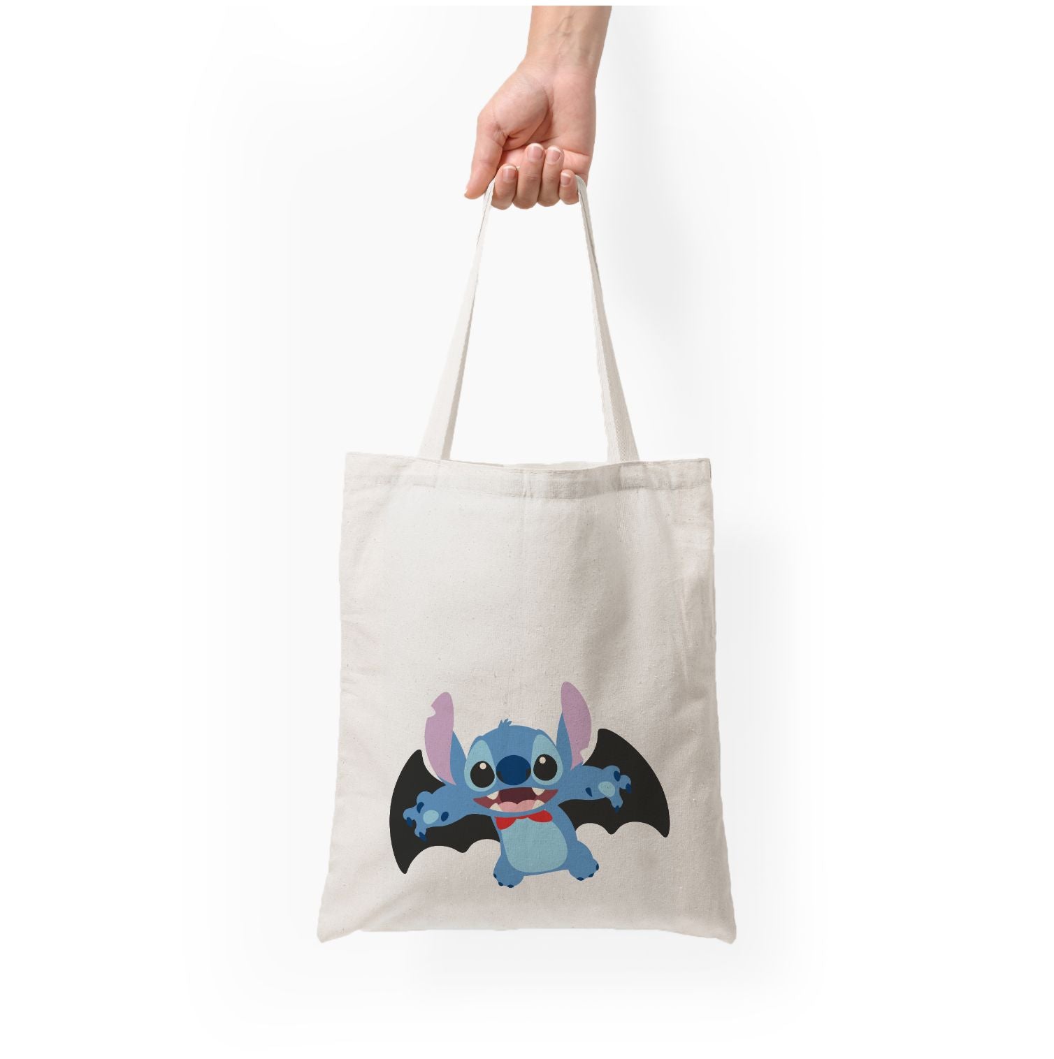 Vampire Alien Blue Halloween Tote Bag