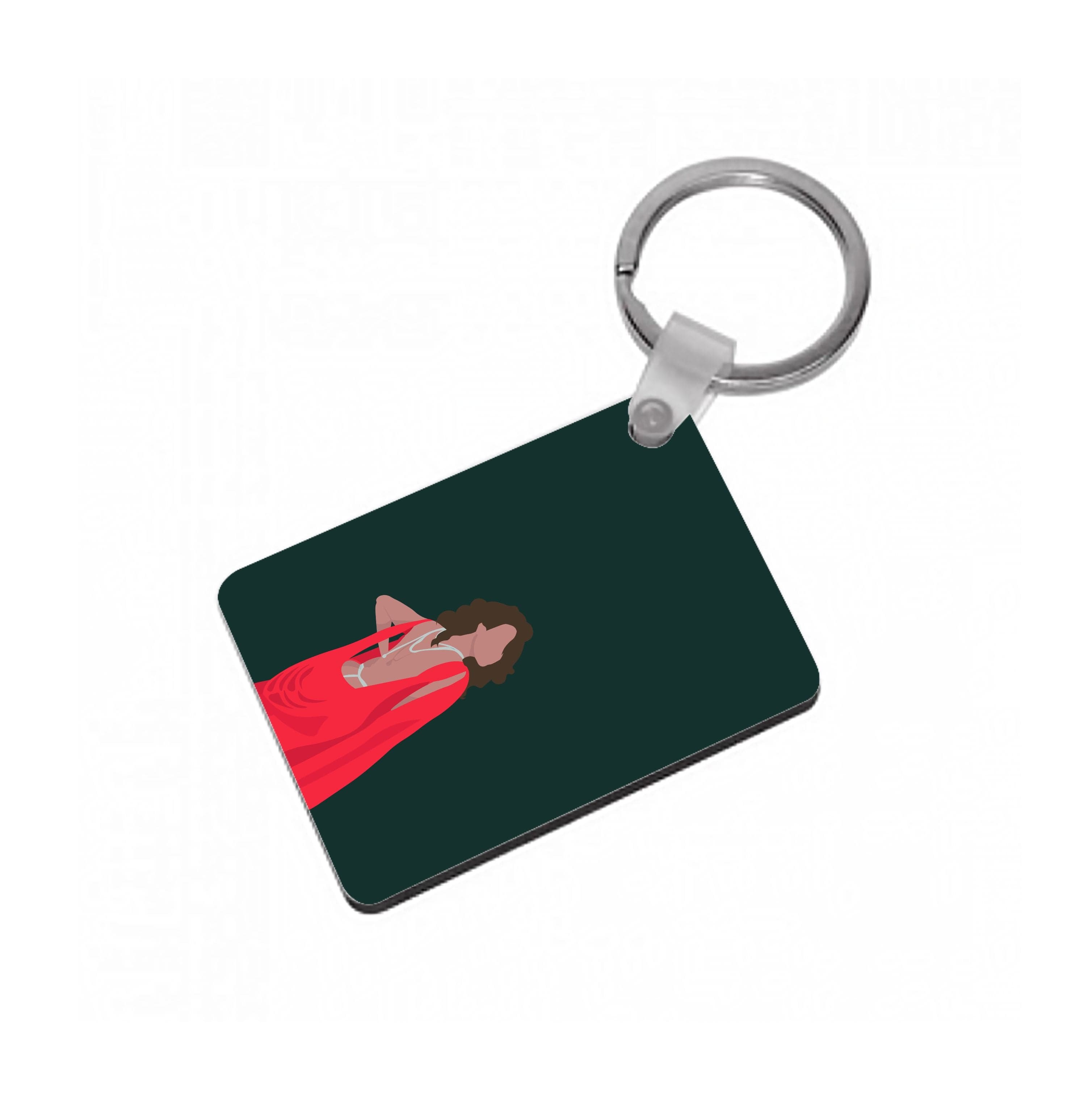 Red Dress - Queen B Keyring