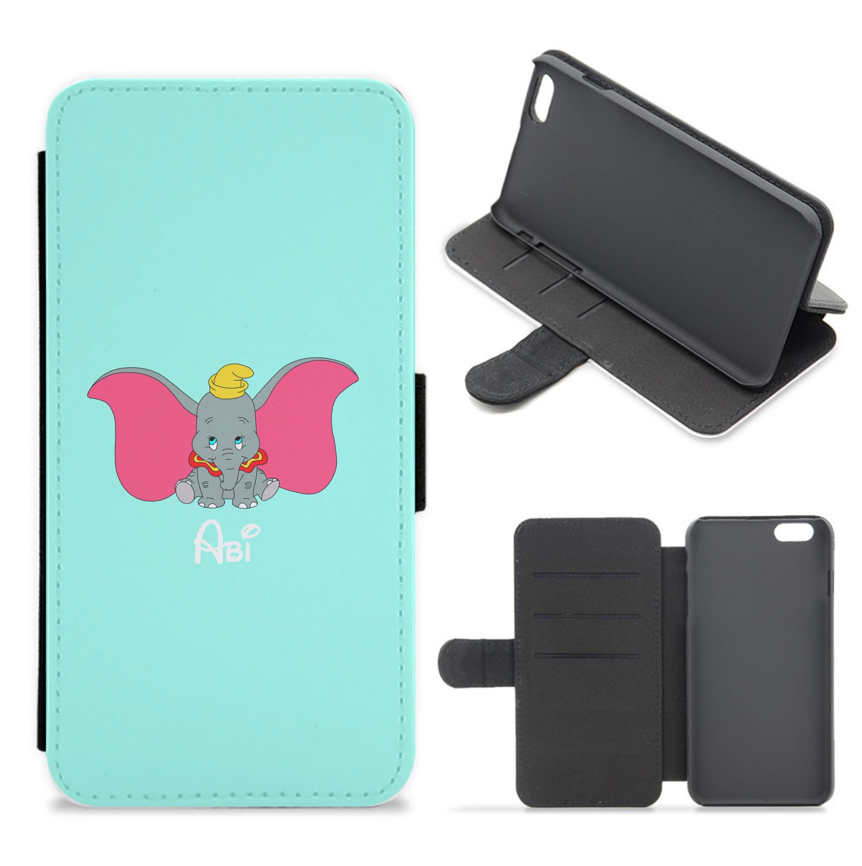 Dumbo - Personalised Fairytale Flip / Wallet Phone Case