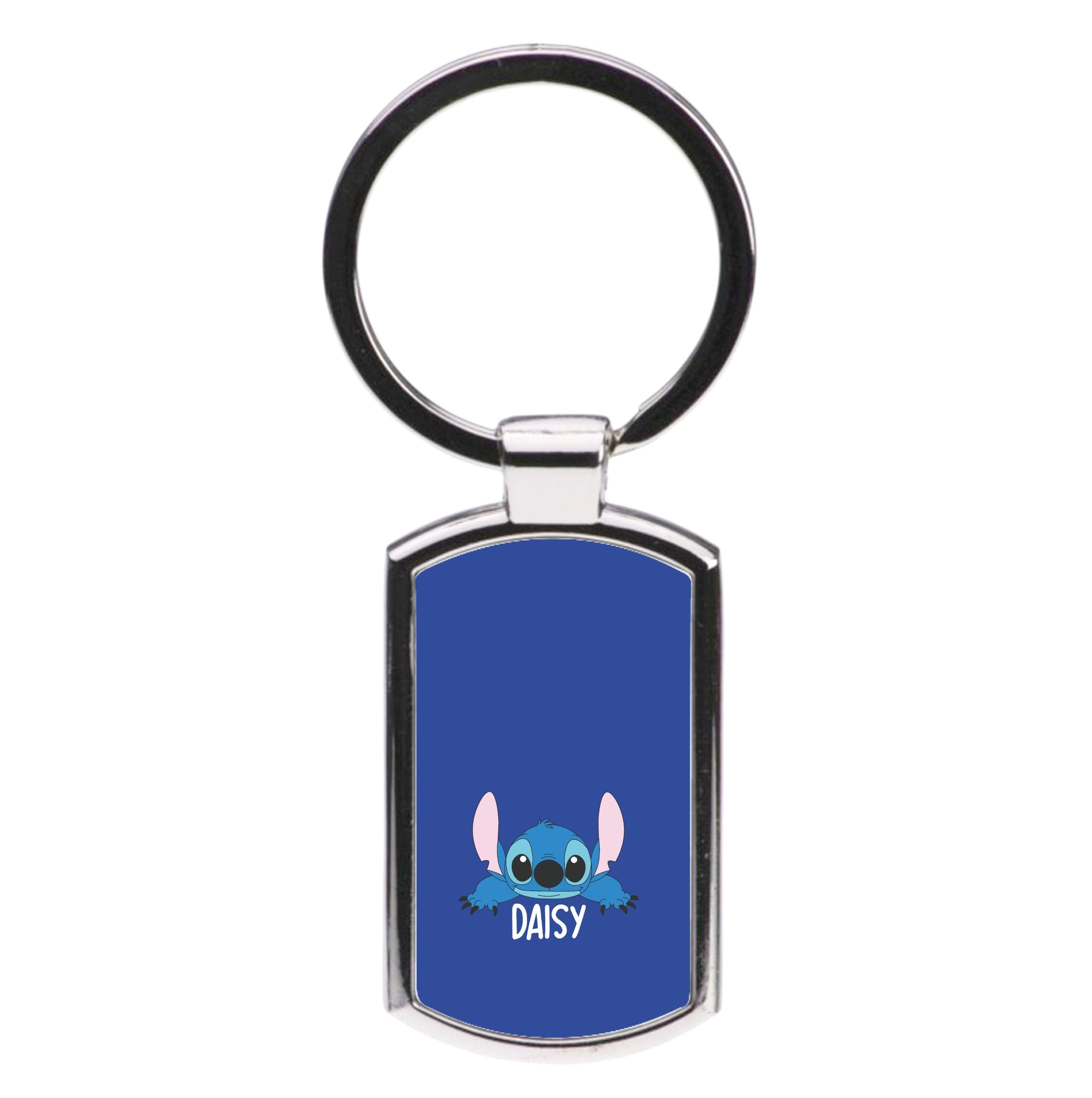 Blue Alien - Personalised Disney Luxury Keyring