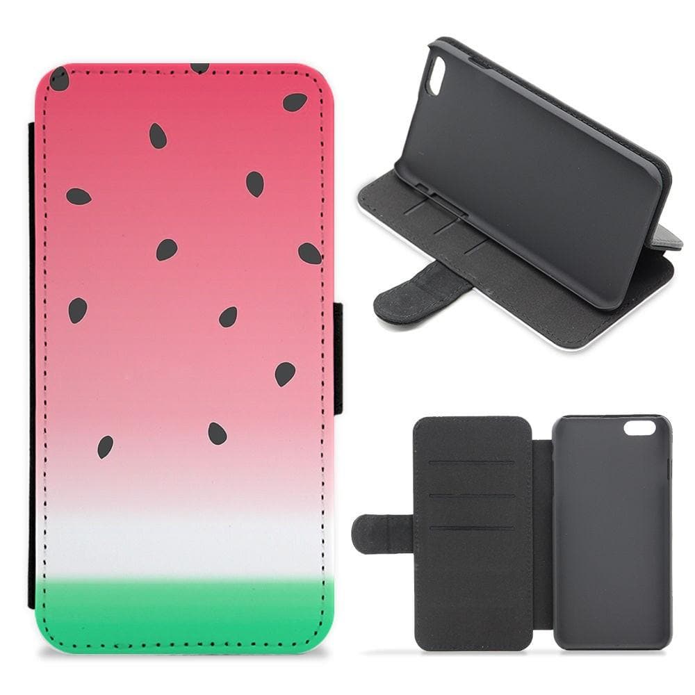 Watermelon Ombre Flip Wallet Phone Case - Fun Cases