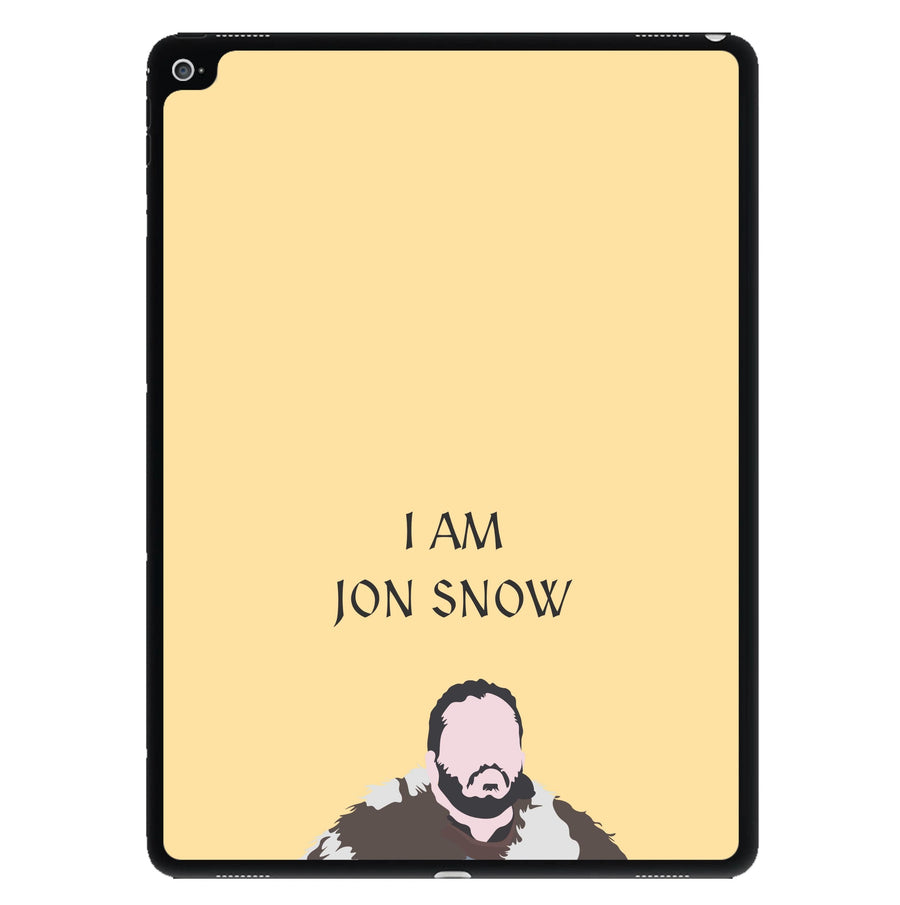 I Am Jon Snow - Game Of Thrones iPad Case