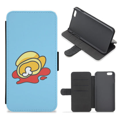 Teamate dead - Among Gaming Flip / Wallet Phone Case