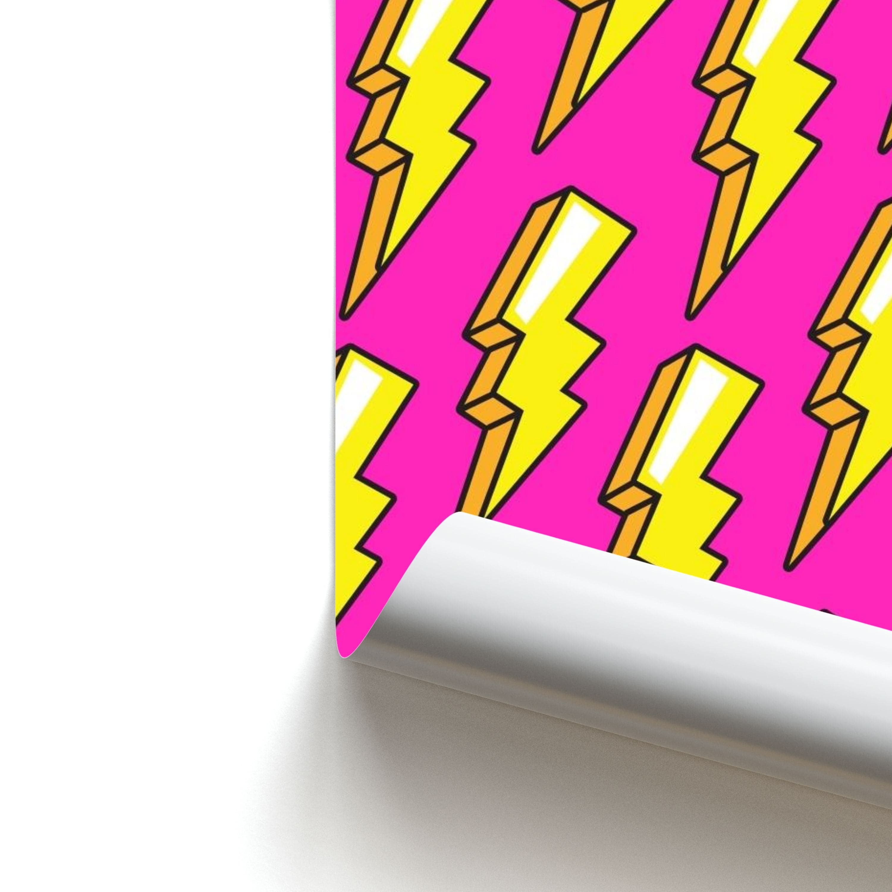 Pop Art Lightning Poster