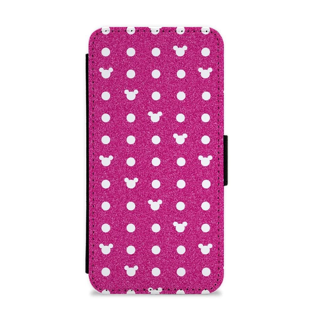 Mickey Polkadot Pink Disney Flip / Wallet Phone Case - Fun Cases