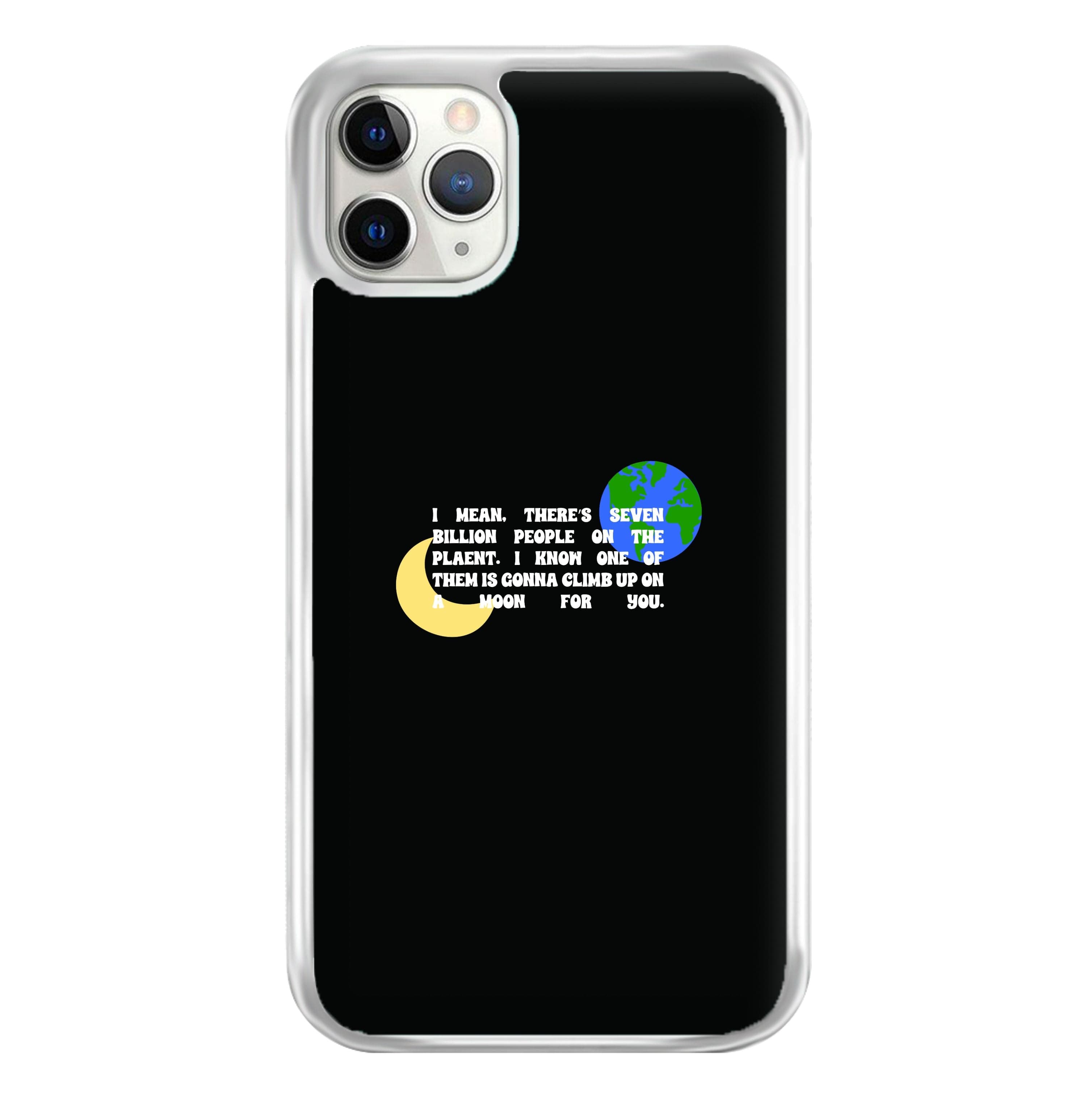 Climb Up On A Moon For You Phone Case