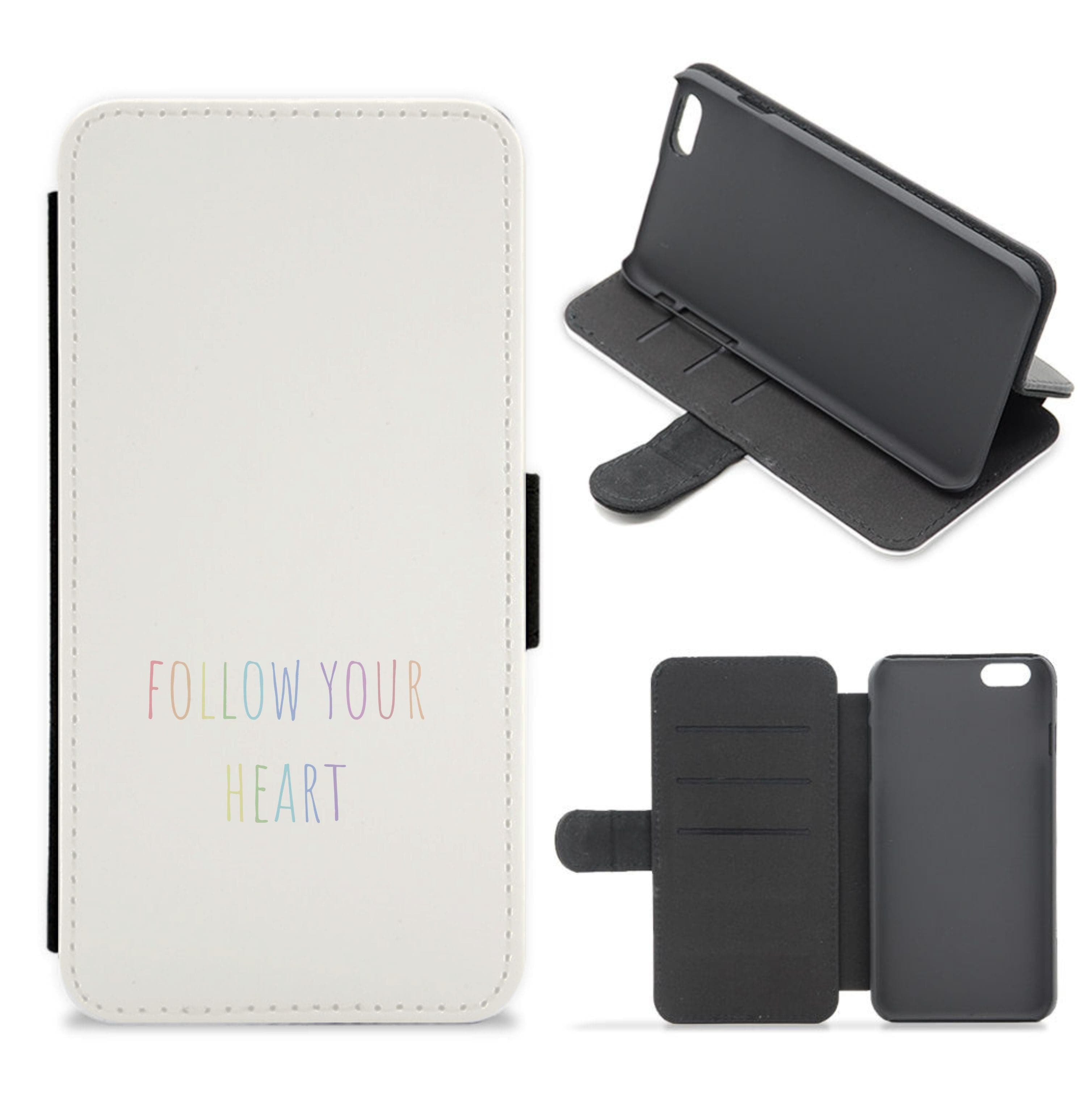 Follow Your Heart - Pride Flip / Wallet Phone Case