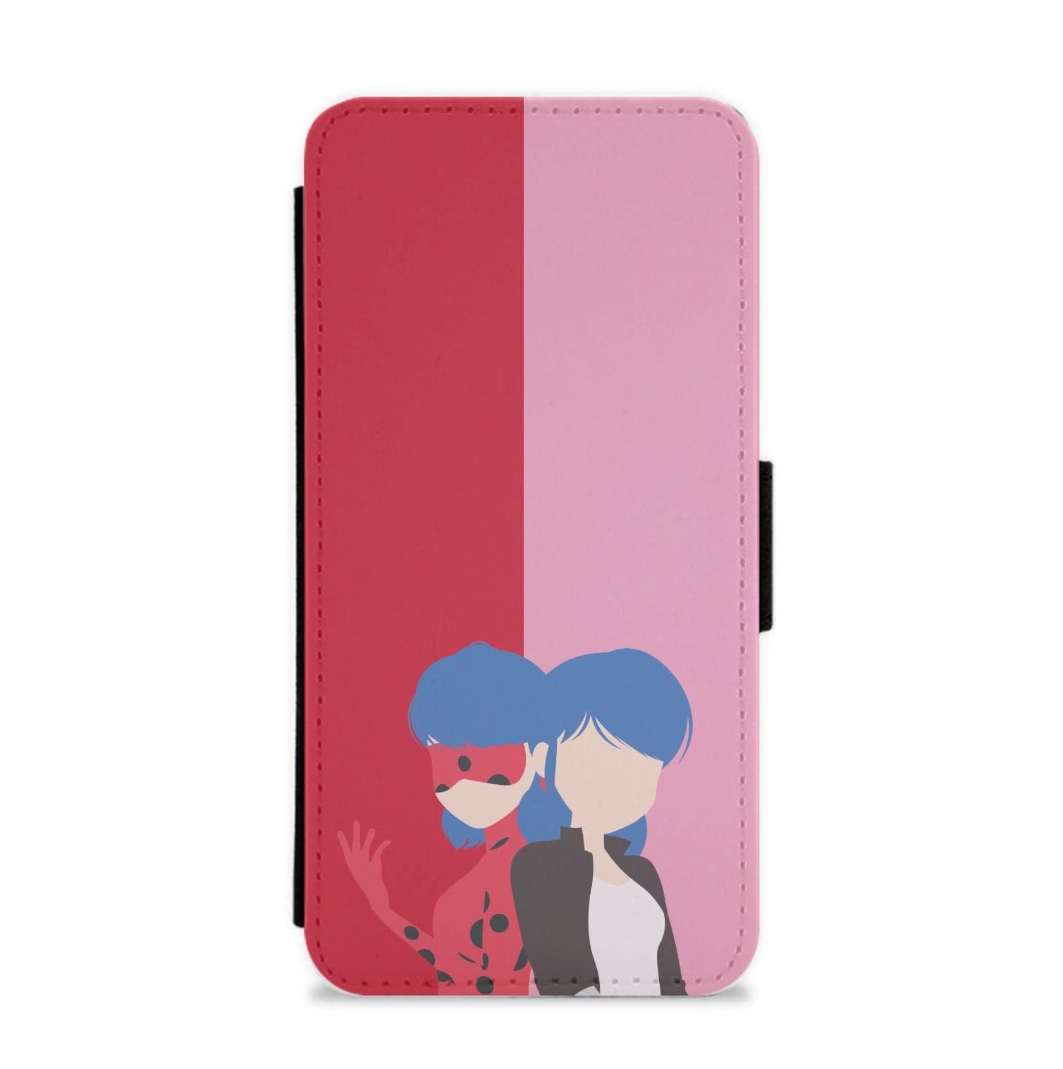 Marinette And Ladybug Flip / Wallet Phone Case