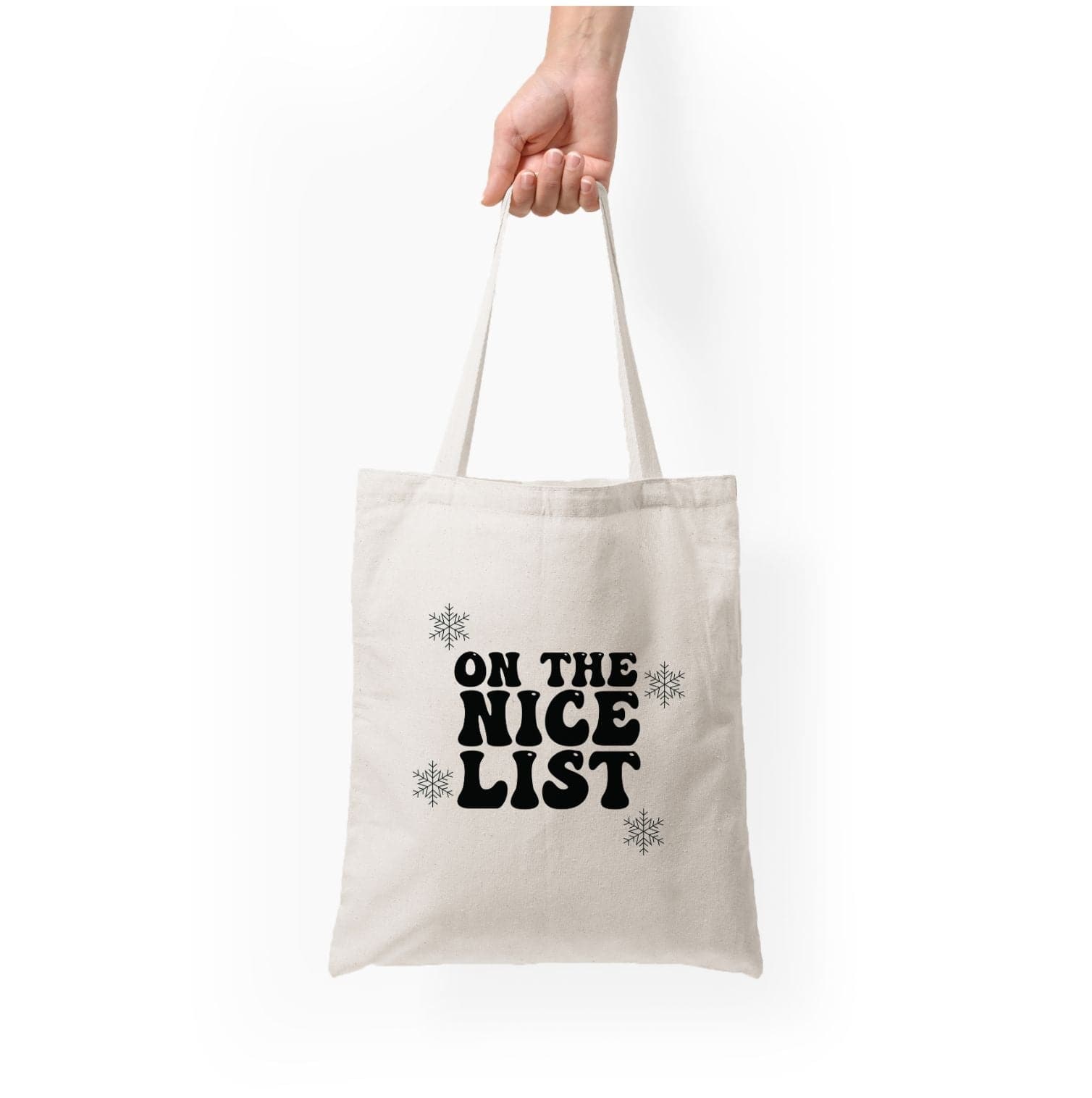 On The Nice List - Naughty Or Nice  Tote Bag