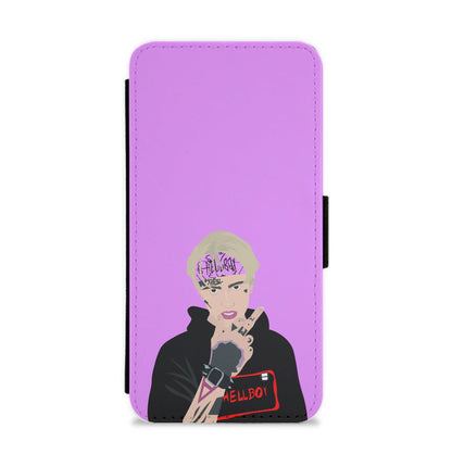 Pink Bandana - Peep Flip / Wallet Phone Case