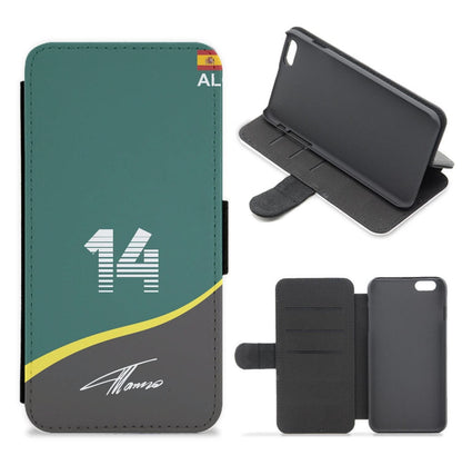 Alonso - F1 Flip / Wallet Phone Case