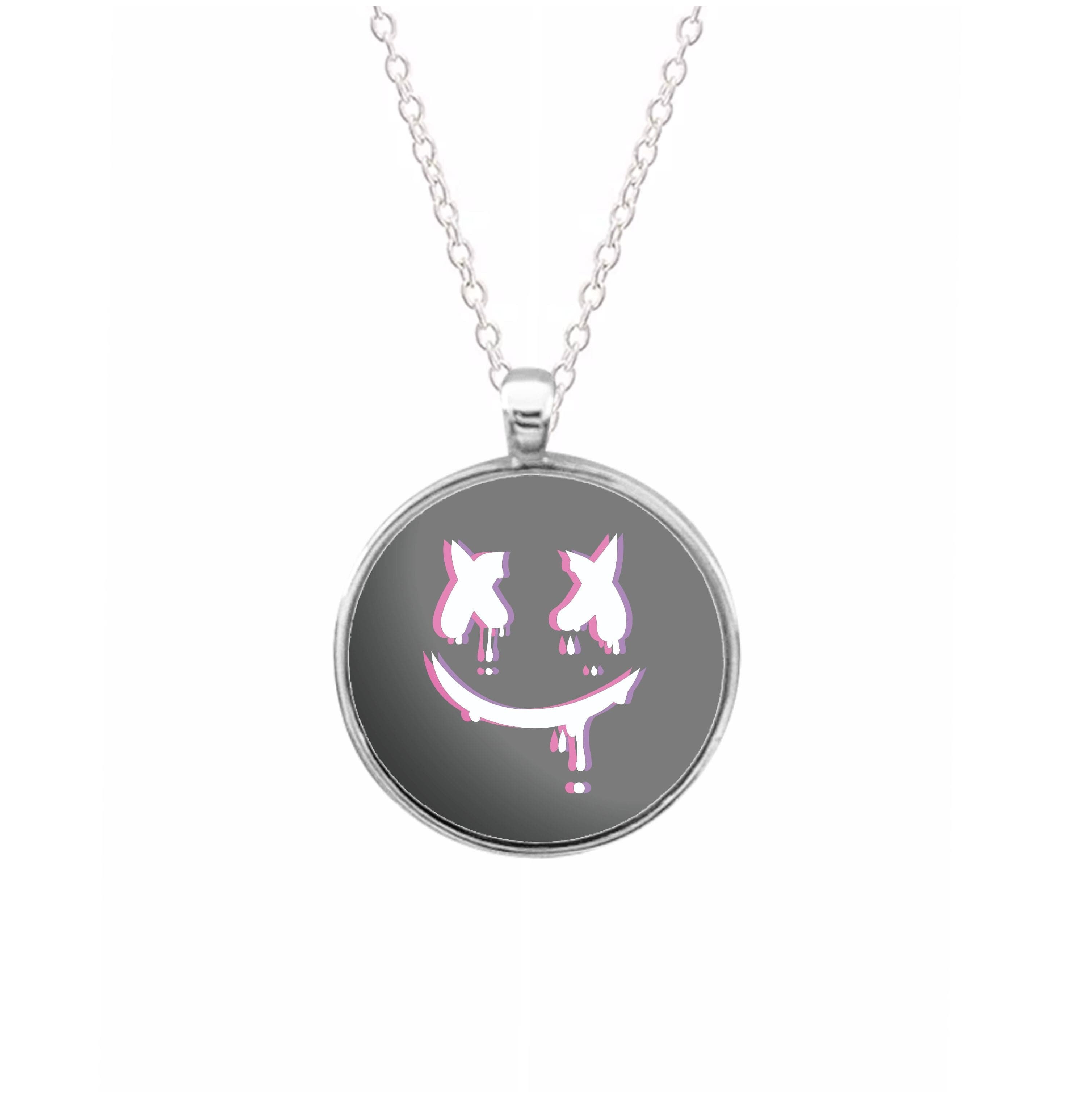 Purple Blur - White Helmet DJ Necklace