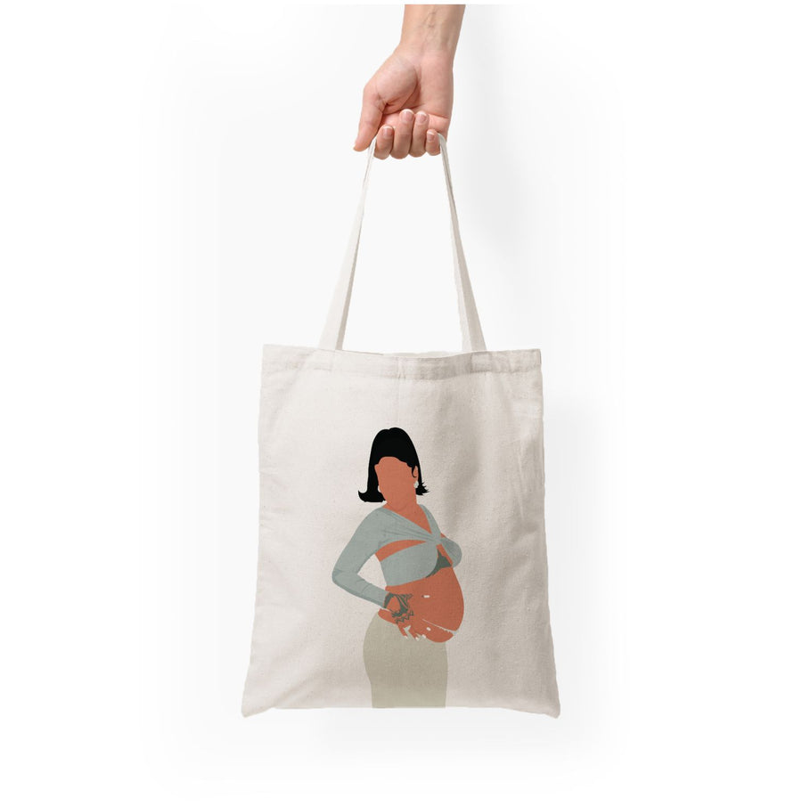 Pregnancy Announcement - Rihanna Tote Bag